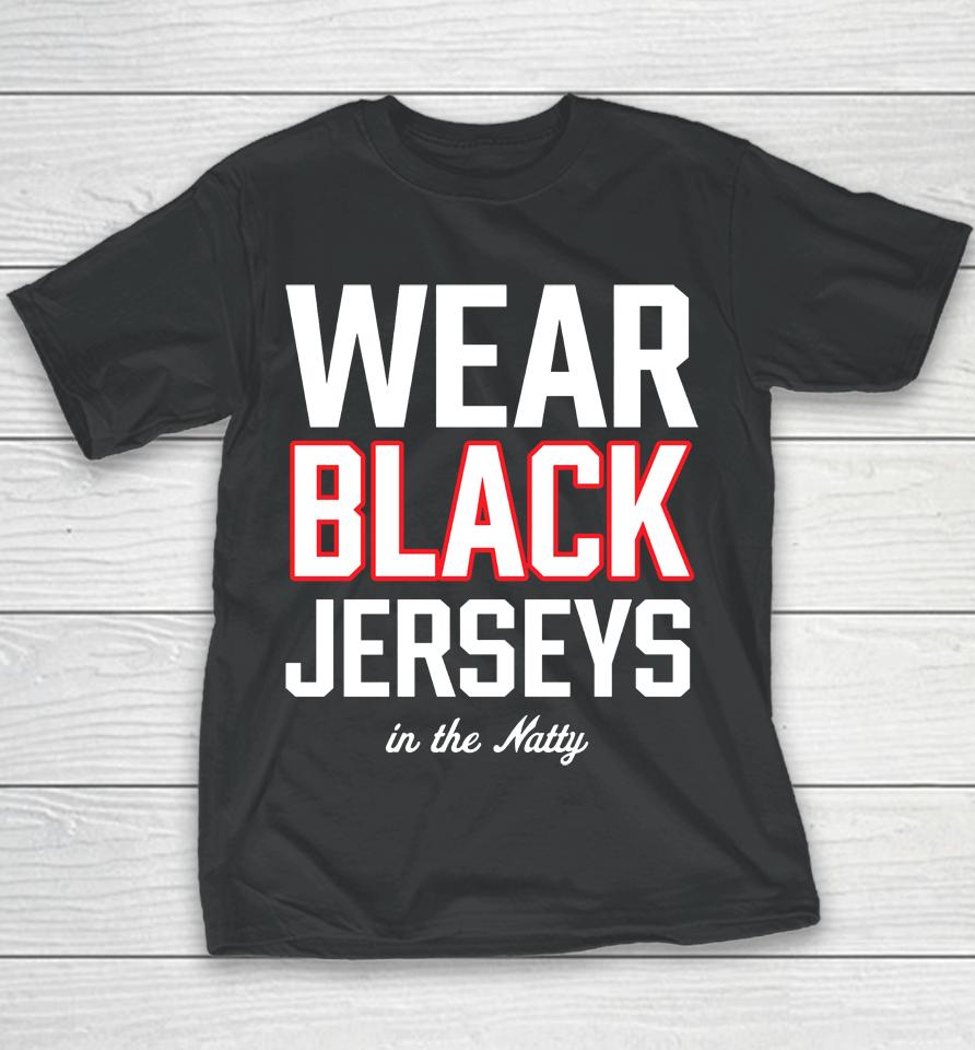 Stetson Bennett Wearing Wear Black Jerseys In The Natty Youth T-Shirt