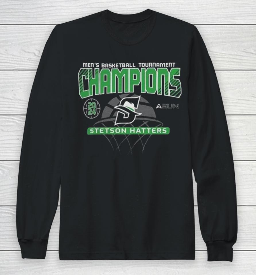 Stetson Hatters Men’s Basketball 2024 Asun Tournament Champions Long Sleeve T-Shirt