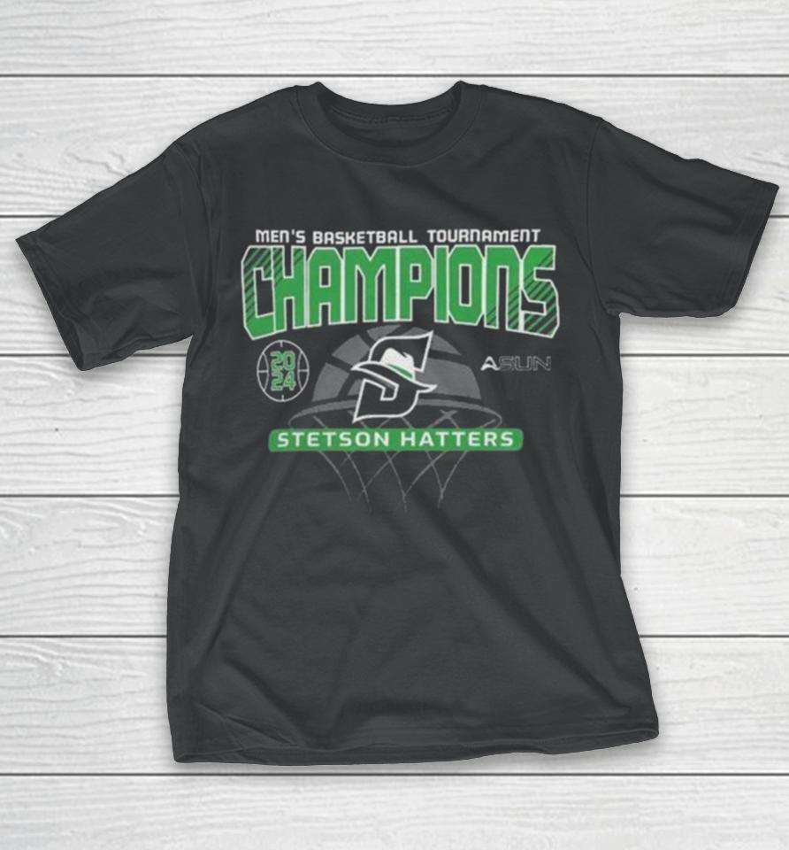 Stetson Hatters Men’s Basketball 2024 Asun Tournament Champions T-Shirt