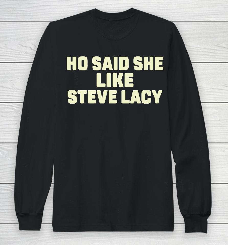 Steve Lacy Long Sleeve T-Shirt
