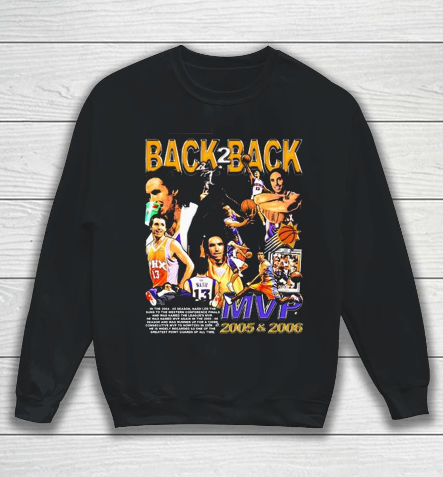 Steve Nash Phoenix Suns Basketball Graphic Sweatshirt