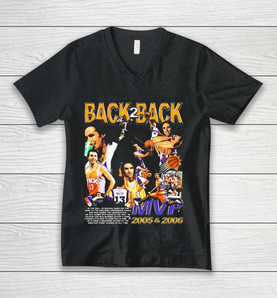 Steve Nash Phoenix Suns Basketball Graphic Unisex V-Neck T-Shirt