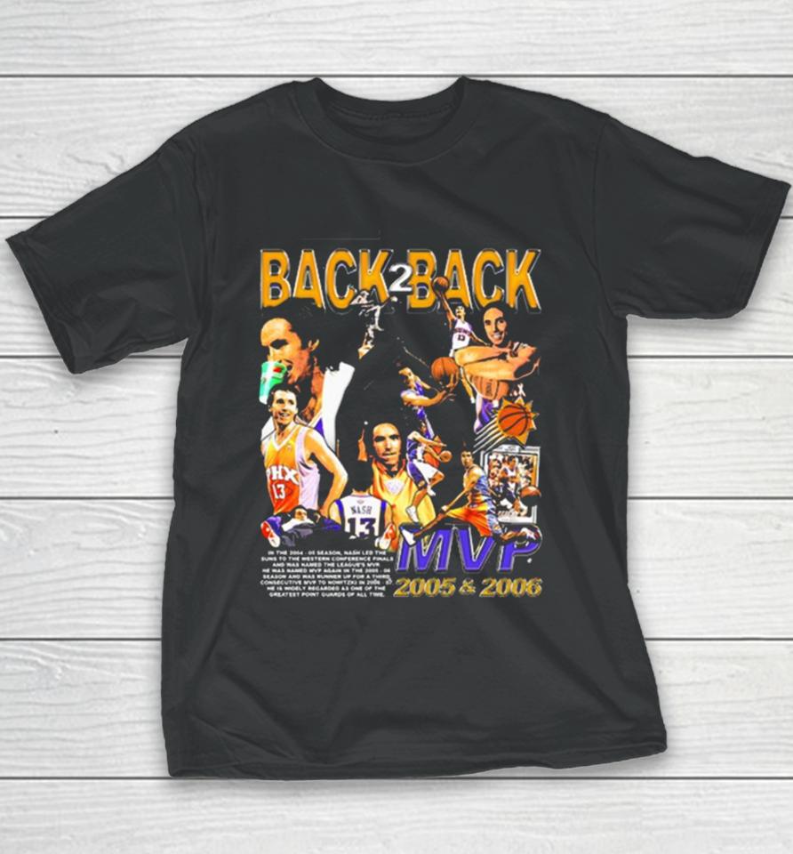 Steve Nash Phoenix Suns Basketball Graphic Youth T-Shirt
