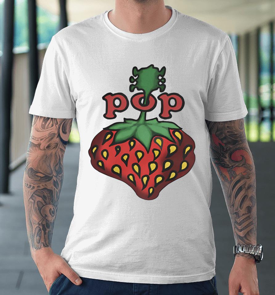 Stevie Nicks Wearing Strawberry Fields Pop Festival Premium T-Shirt