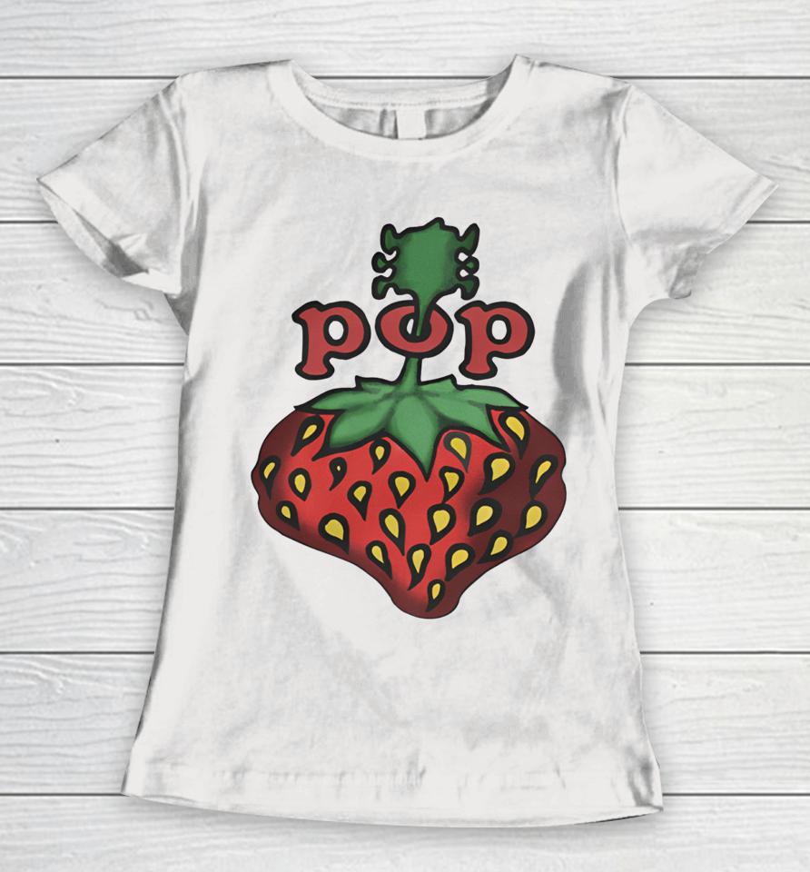Stevie Nicks Wearing Strawberry Fields Pop Festival Women T-Shirt