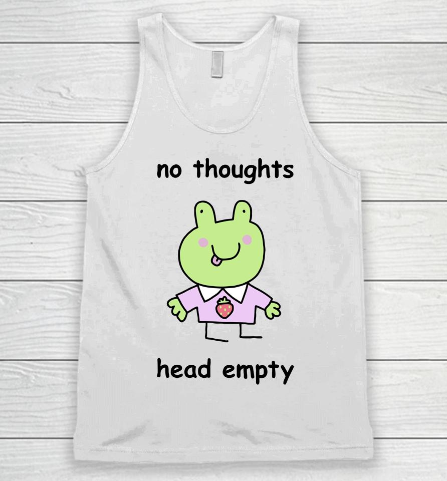 Stinky Katie Merch No Thoughts Head Empty Unisex Tank Top
