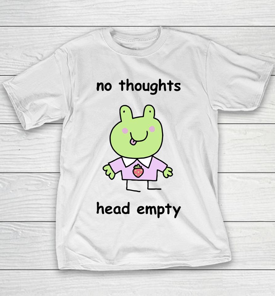 Stinky Katie Merch No Thoughts Head Empty Youth T-Shirt