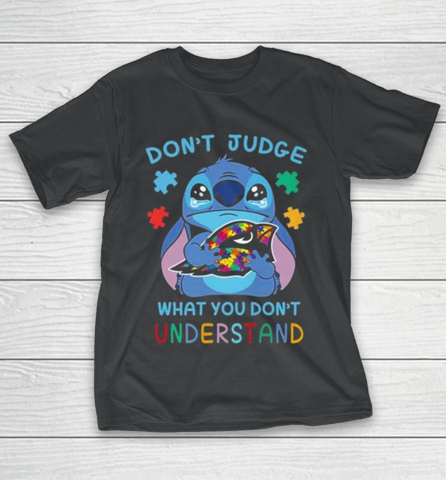 Stitch Arizona Cardinals Autism Awareness Don’t Judge What You Don’t Understand T-Shirt