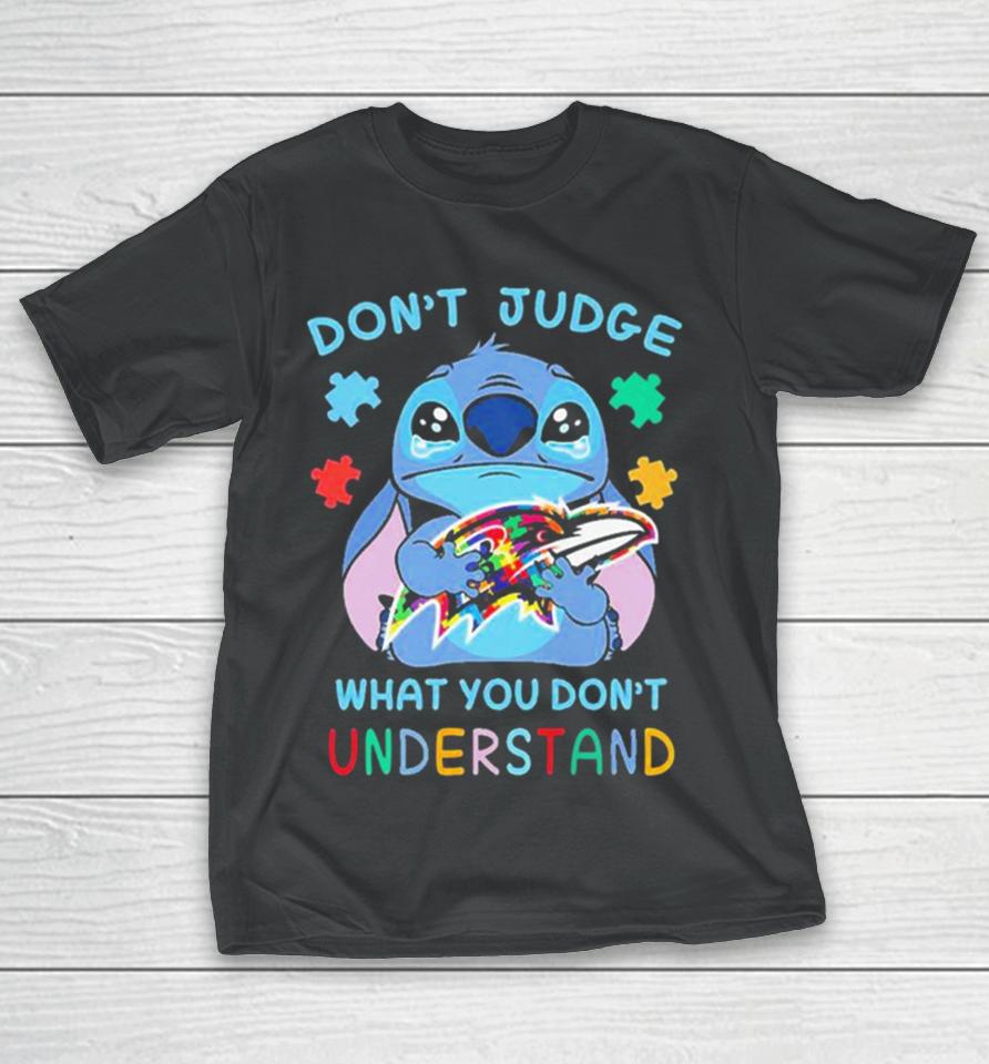 Stitch Baltimore Ravens Nfl Don’t Judge What You Don’t Understand T-Shirt