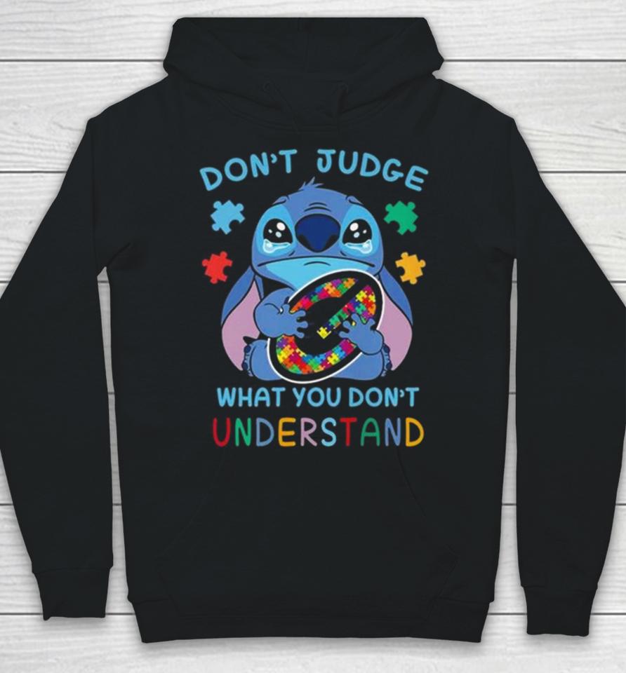 Stitch Green Bay Packers Autism Awareness Don’t Judge What You Don’t Understand Hoodie