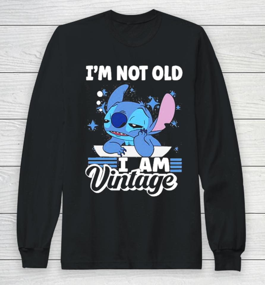 Stitch I’m Not Old I Am Vintage 2023 Long Sleeve T-Shirt