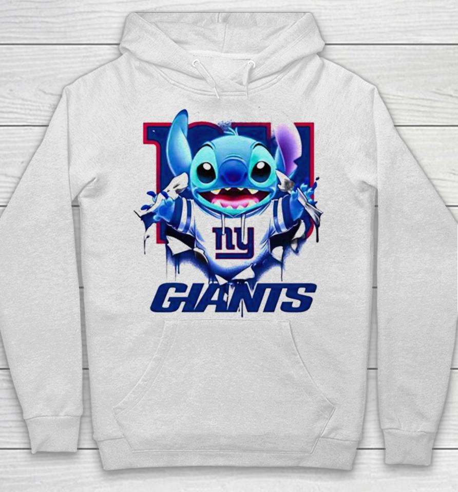 Stitch Inside New York Giants Logo 2024 Hoodie