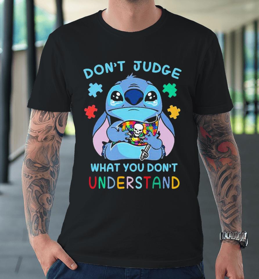 Stitch Tampa Bay Buccaneers Nfl Don’t Judge What You Don’t Understand Premium T-Shirt