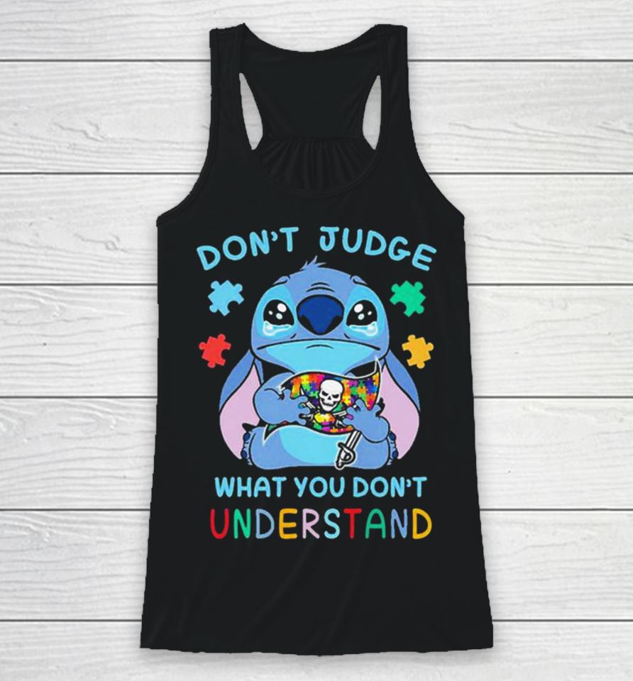 Stitch Tampa Bay Buccaneers Nfl Don’t Judge What You Don’t Understand Racerback Tank