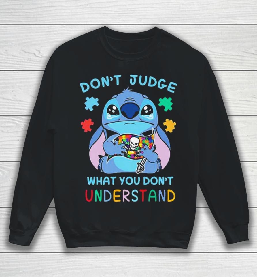 Stitch Tampa Bay Buccaneers Nfl Don’t Judge What You Don’t Understand Sweatshirt