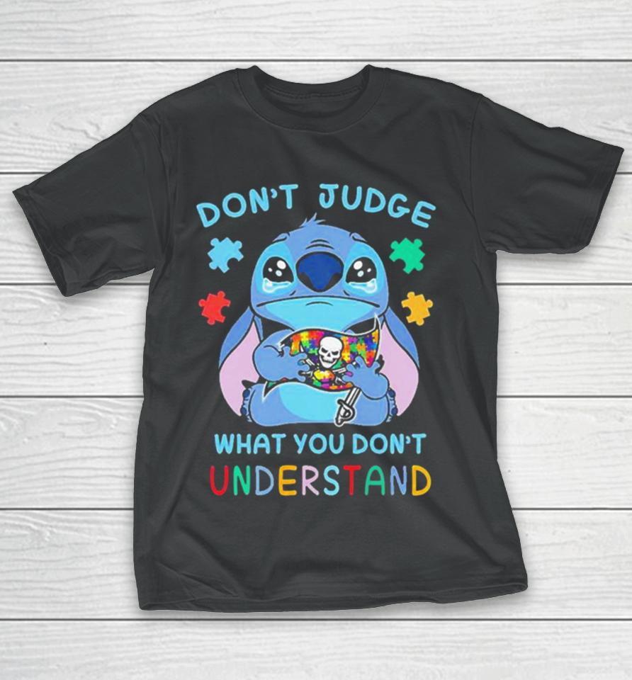 Stitch Tampa Bay Buccaneers Nfl Don’t Judge What You Don’t Understand T-Shirt