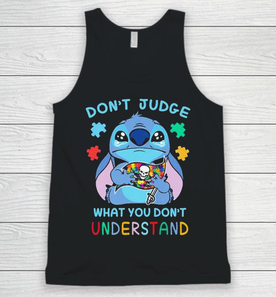Stitch Tampa Bay Buccaneers Nfl Don’t Judge What You Don’t Understand Unisex Tank Top