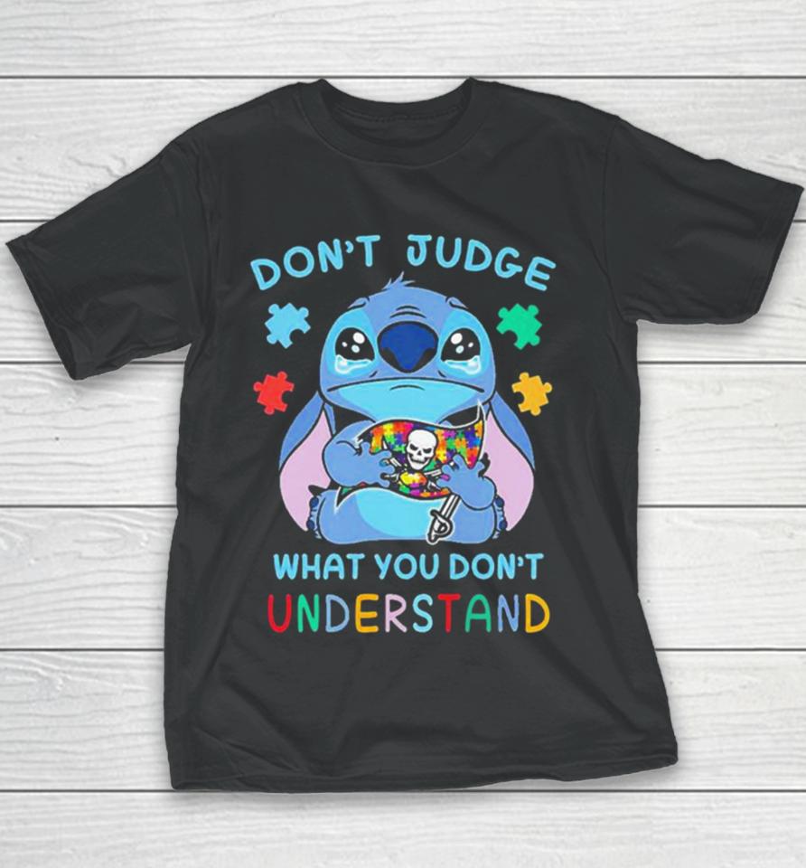 Stitch Tampa Bay Buccaneers Nfl Don’t Judge What You Don’t Understand Youth T-Shirt