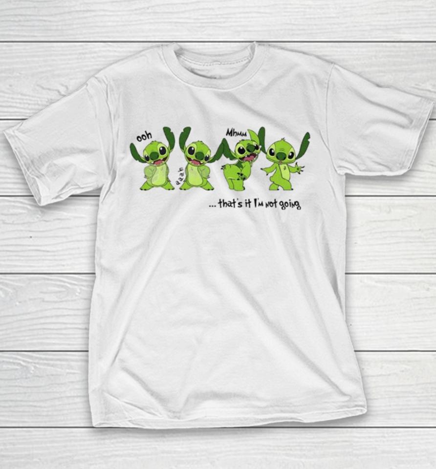 Stitch That’s It I’m Not Going 2023 Youth T-Shirt