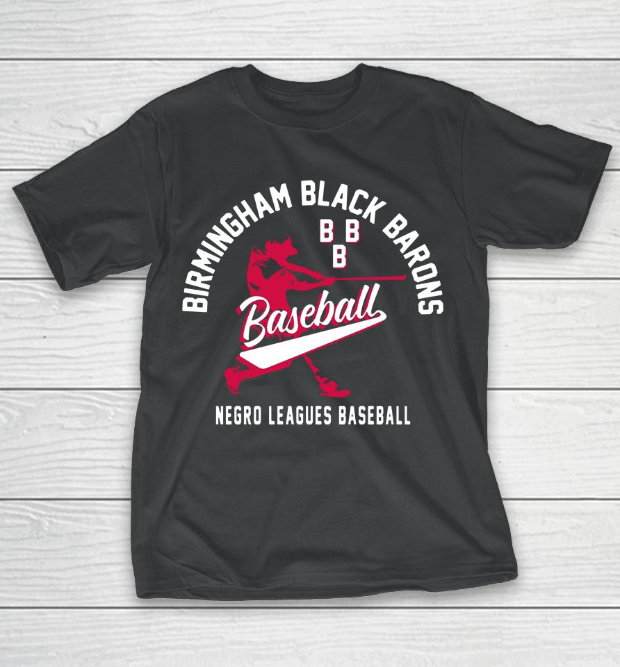 Stitches Black Birmingham Black Barons T-Shirt