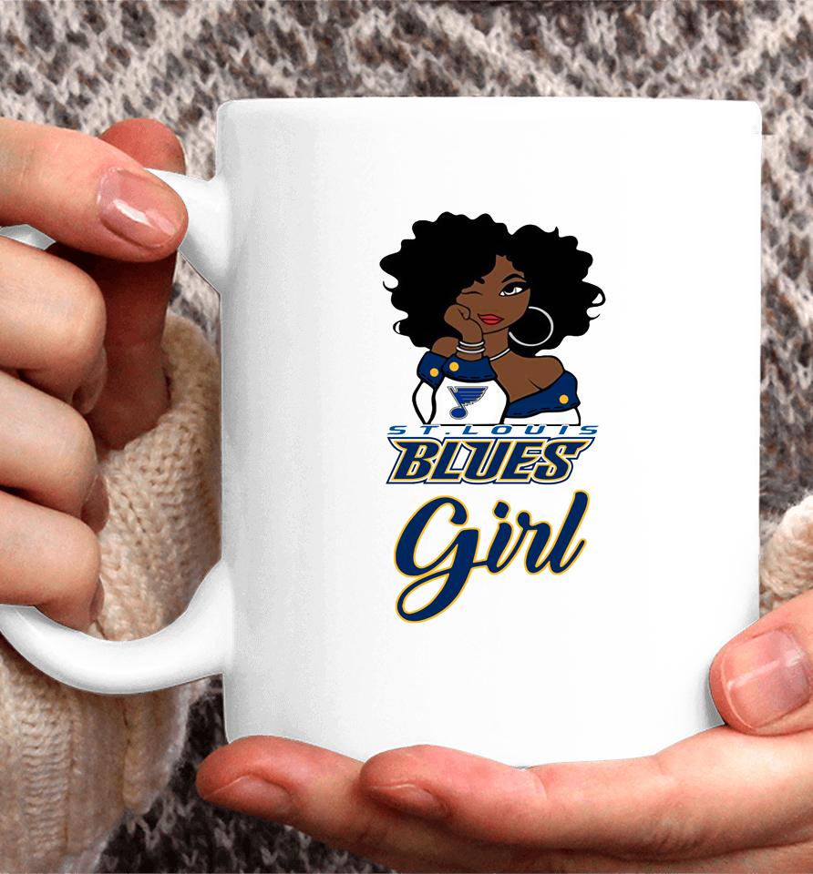 St.louis Blues Girl Nhl Coffee Mug