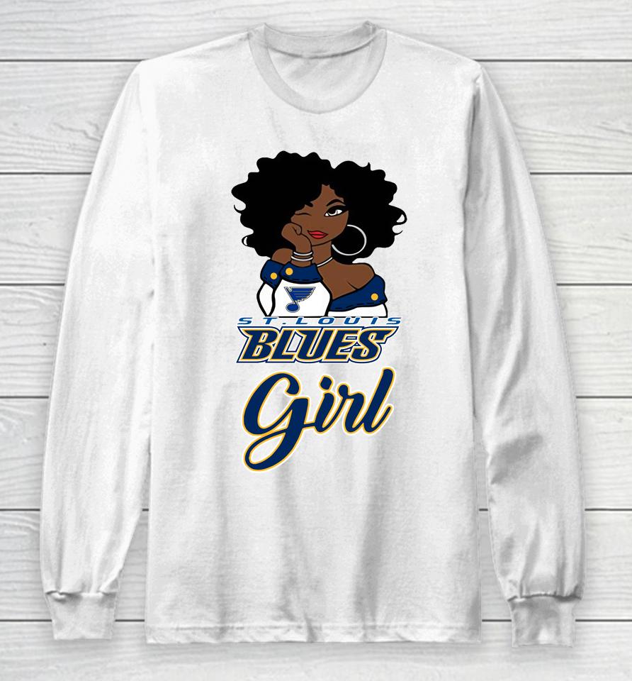 St.louis Blues Girl Nhl Long Sleeve T-Shirt