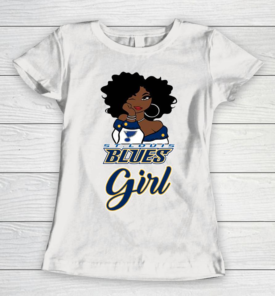 St.louis Blues Girl Nhl Women T-Shirt