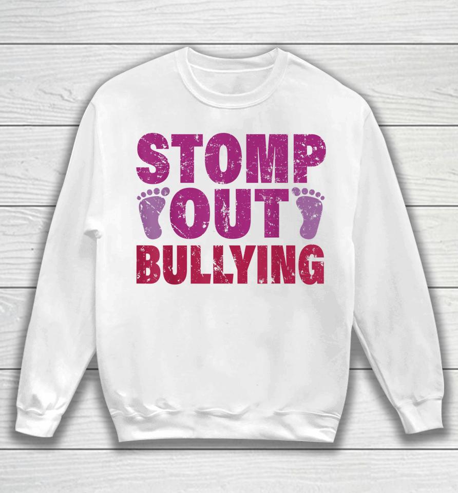 Stomp Out Bullying Anti Bullying Prevention Awareness Sweatshirt