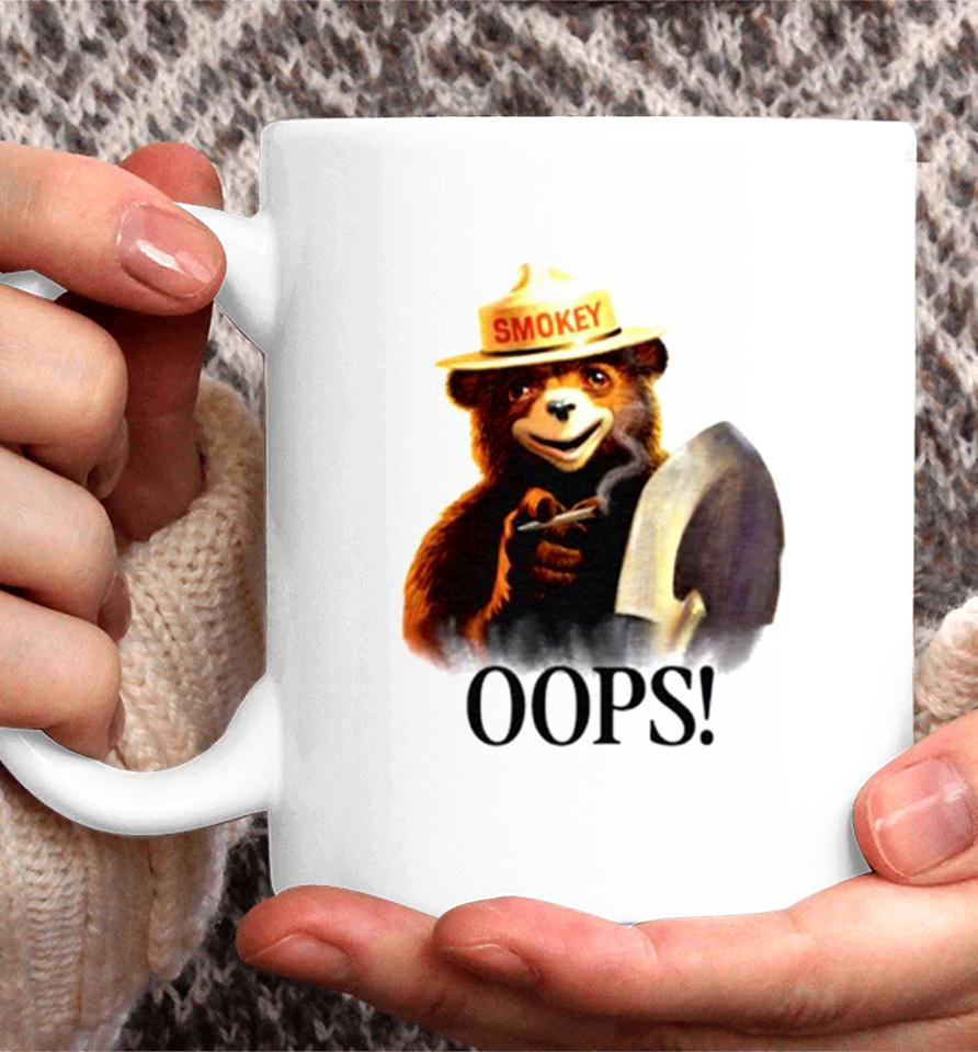 Stoner Smokey Bear Oops Coffee Mug