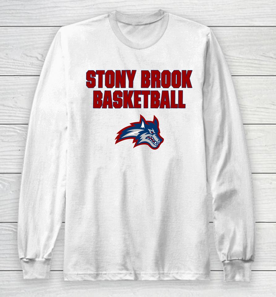 Stony Brook Basketball Long Sleeve T-Shirt