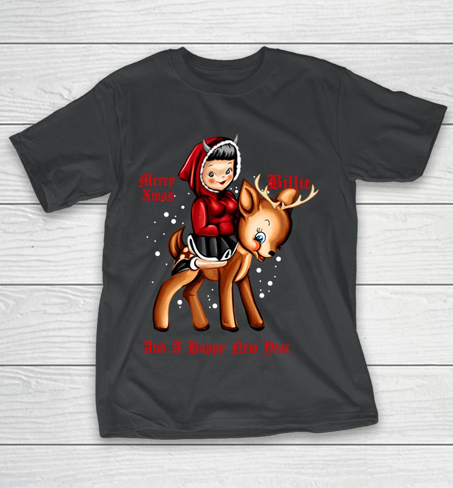 Store Billieeilish Merry X-Mas T-Shirt