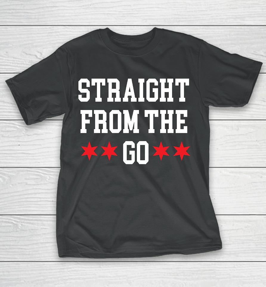 Straight From The Go Chicago Flag Logo T-Shirt