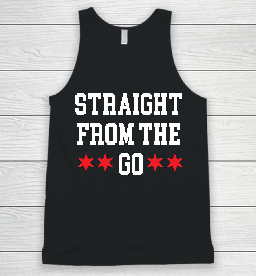 Straight From The Go Chicago Flag Logo Unisex Tank Top