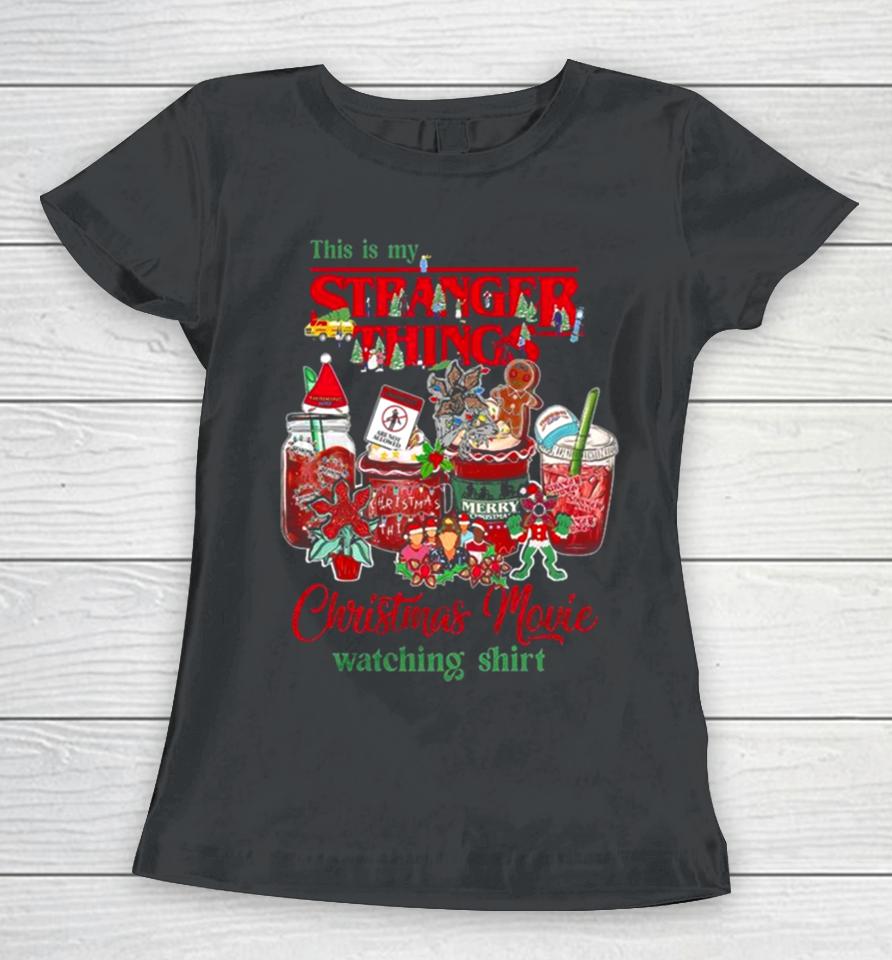 Stranger Things Merry Christmas Demodogs Make Bad Christmas Present Women T-Shirt
