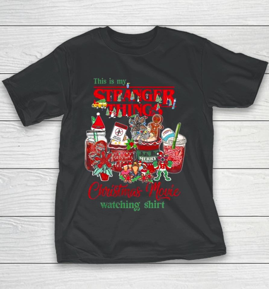 Stranger Things Merry Christmas Demodogs Make Bad Christmas Present Youth T-Shirt