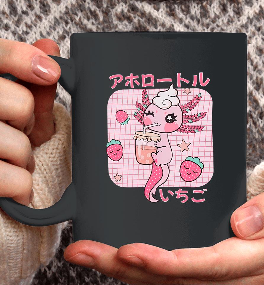 Strawberry Axolotl Coffee Mug
