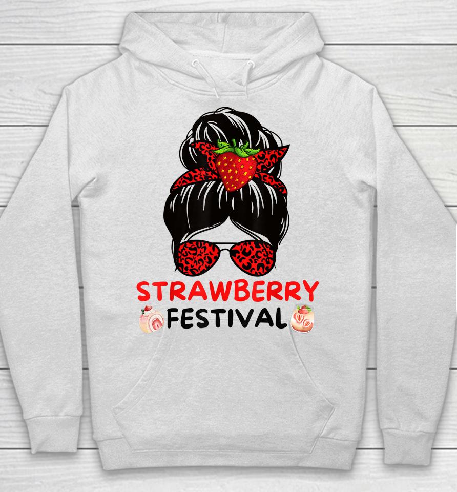 Strawberry Festival Fruit Lover Mom Girl Cute Gifts Hoodie