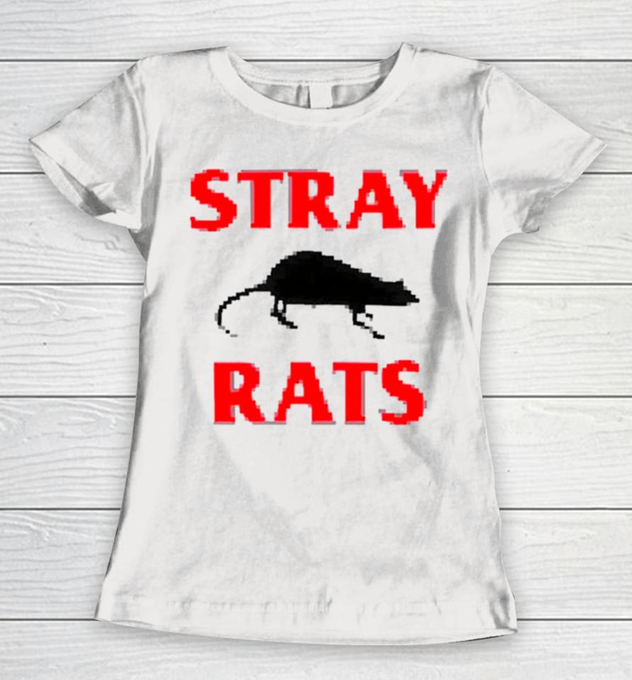 Stray Rats Pixel Rodenticide Women T-Shirt
