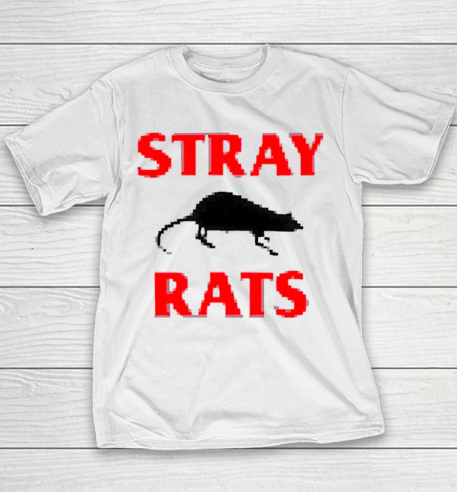 Stray Rats Pixel Rodenticide Youth T-Shirt