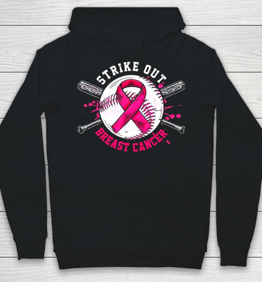 Strike Out Breast Cancer Pink Ribbonshirts Hoodie