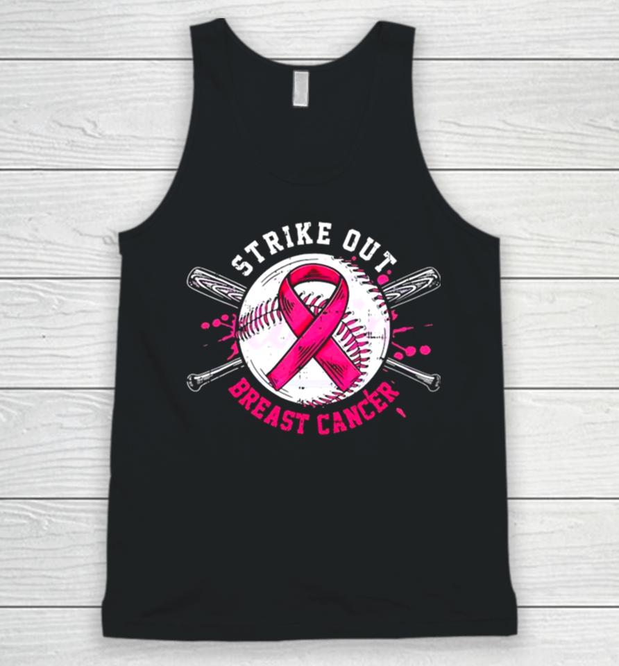 Strike Out Breast Cancer Pink Ribbonshirts Unisex Tank Top
