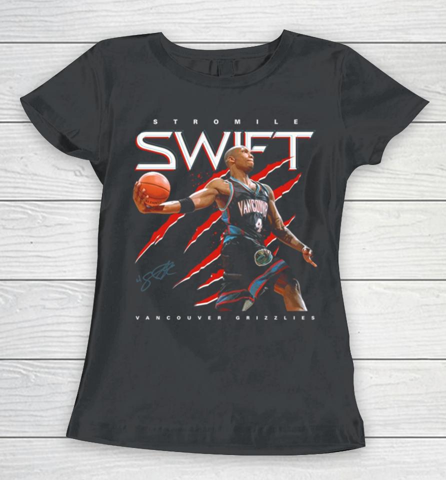 Stromile Swift Superstar Signature American Former Professional Basketball Women T-Shirt