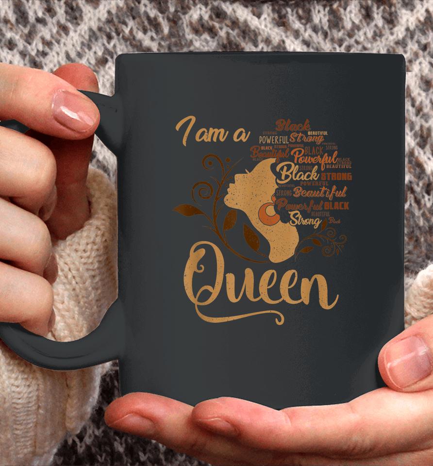 Strong Black I'm A Queen African American Afro Blm Coffee Mug