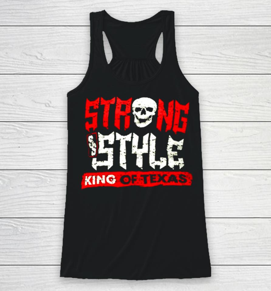Strong Style King Of Texas Racerback Tank