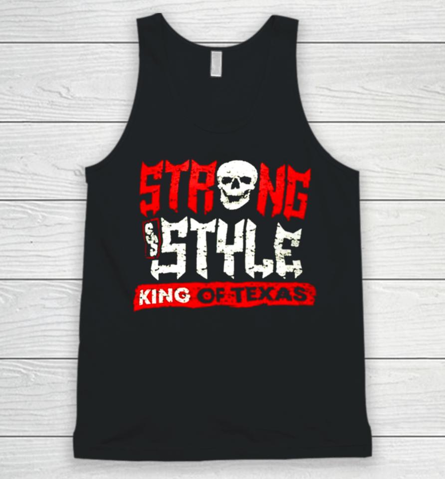 Strong Style King Of Texas Unisex Tank Top