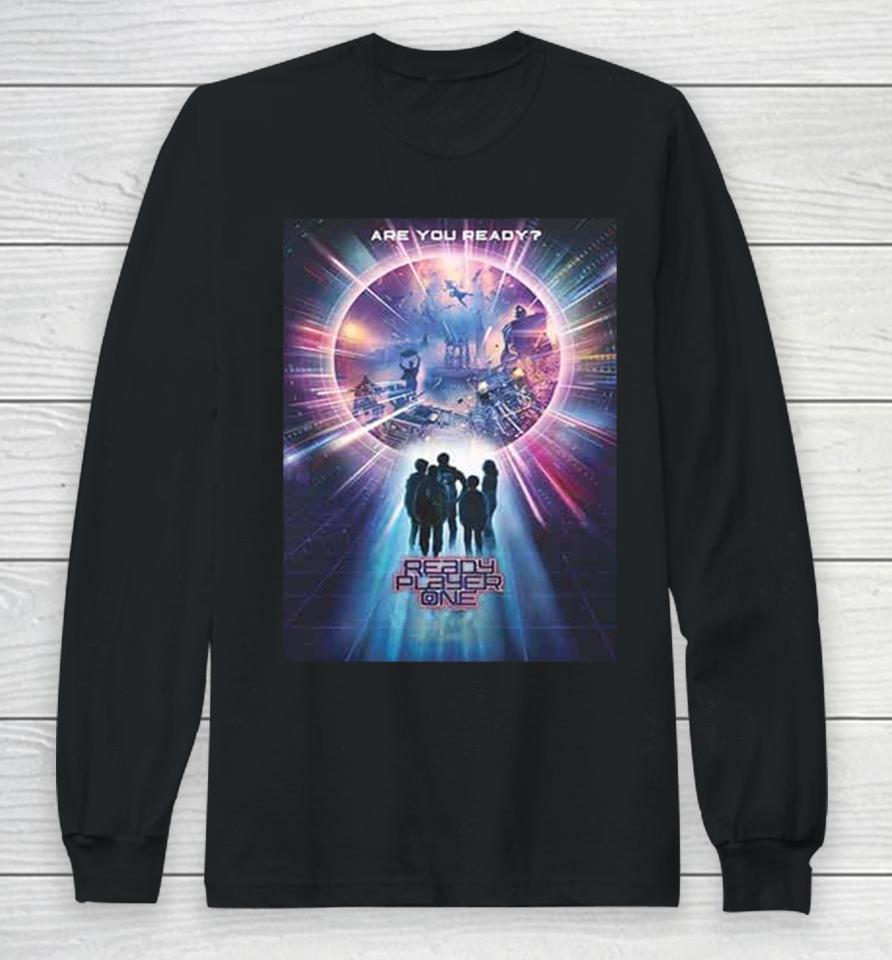 Stunning Poster For Ready Player One Only In Theaters On March 2024 Shrtshirts Long Sleeve T-Shirt