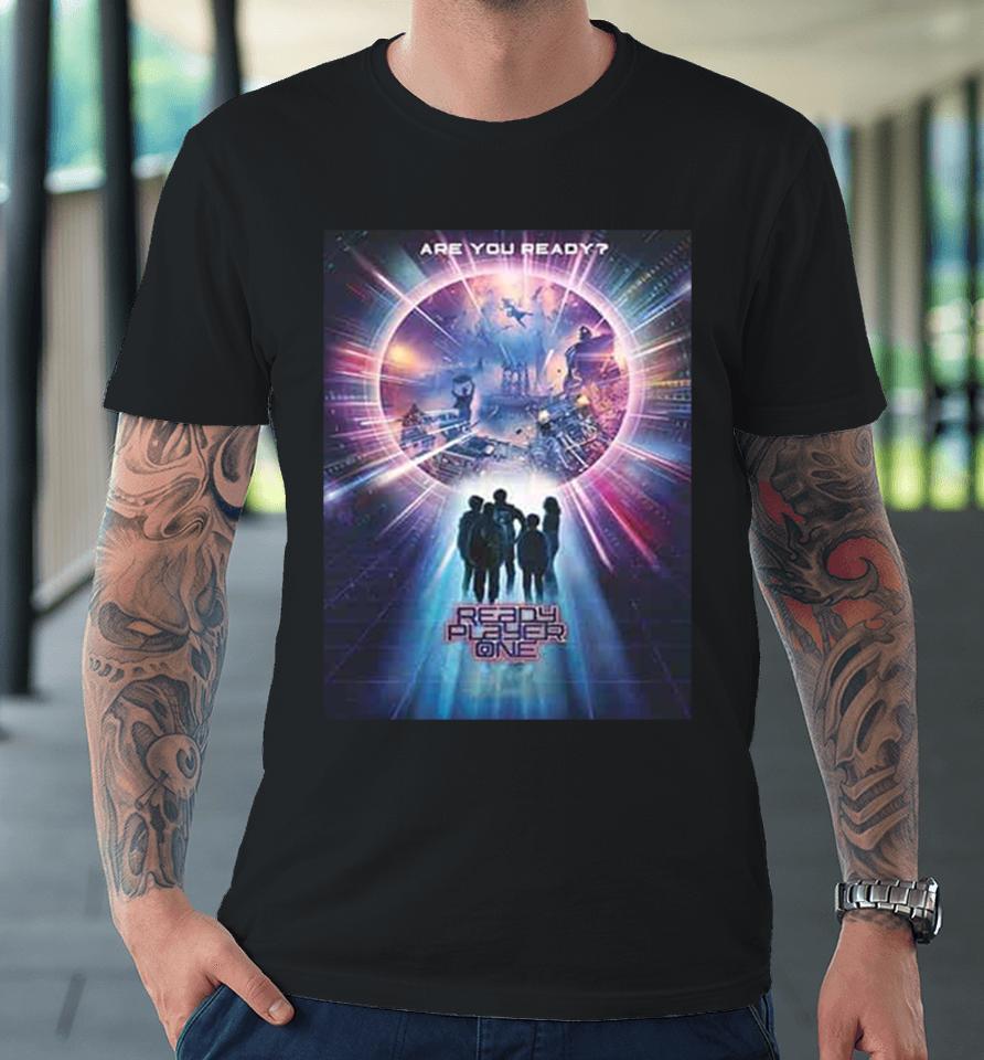 Stunning Poster For Ready Player One Only In Theaters On March 2024 Shrtshirts Premium T-Shirt