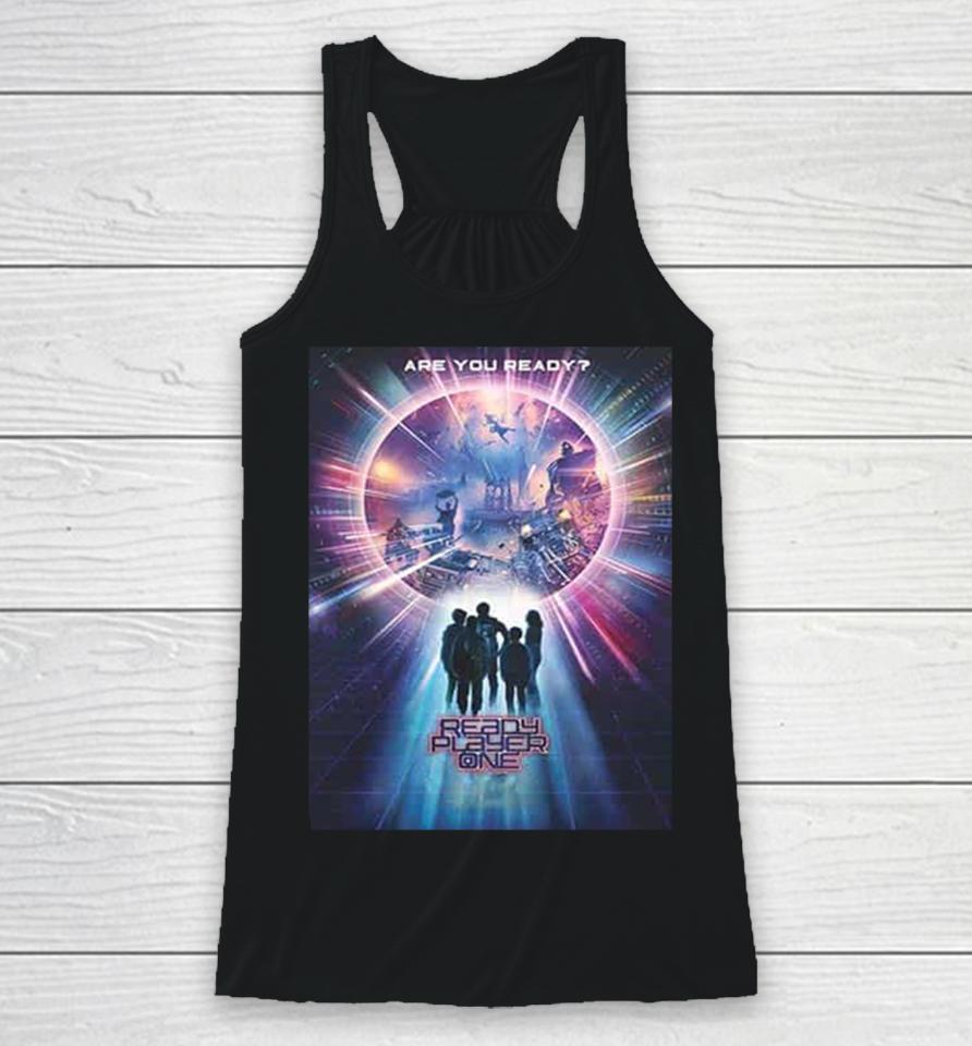Stunning Poster For Ready Player One Only In Theaters On March 2024 Shrtshirts Racerback Tank