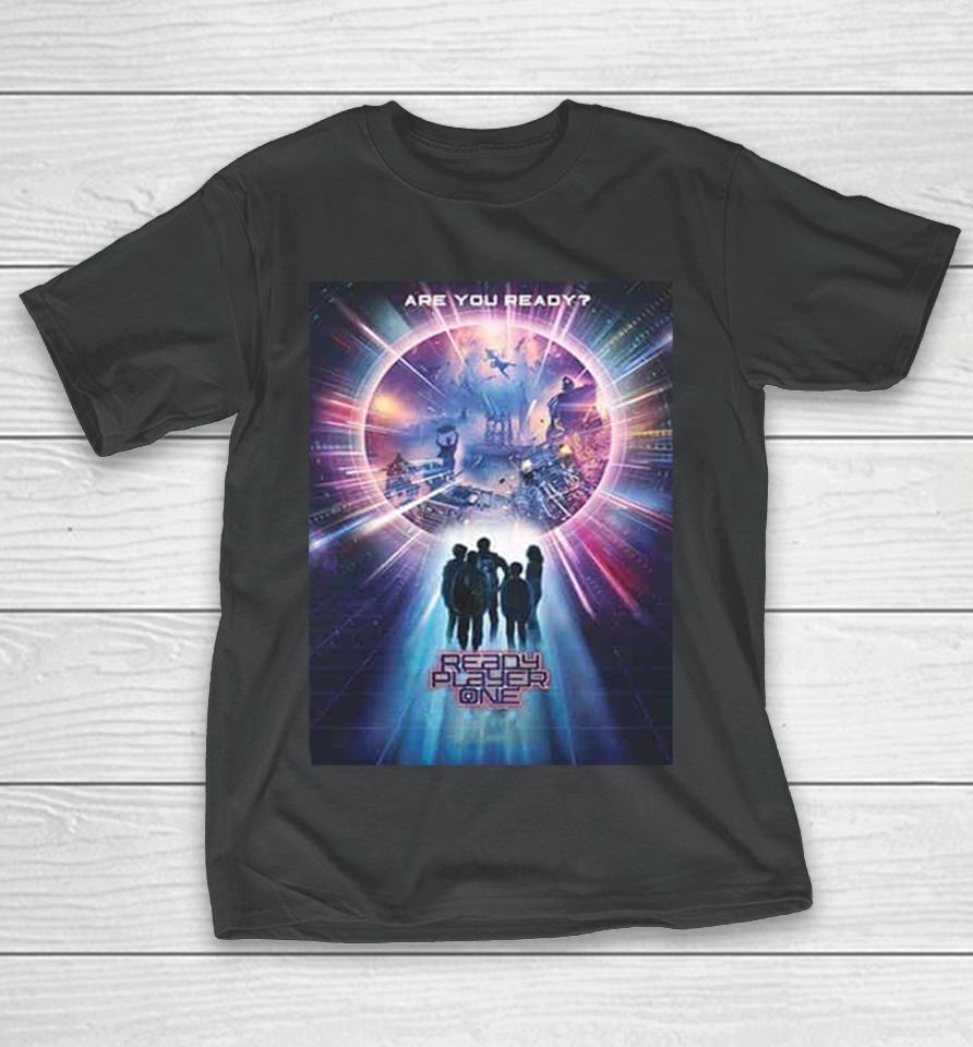 Stunning Poster For Ready Player One Only In Theaters On March 2024 Shrtshirts T-Shirt