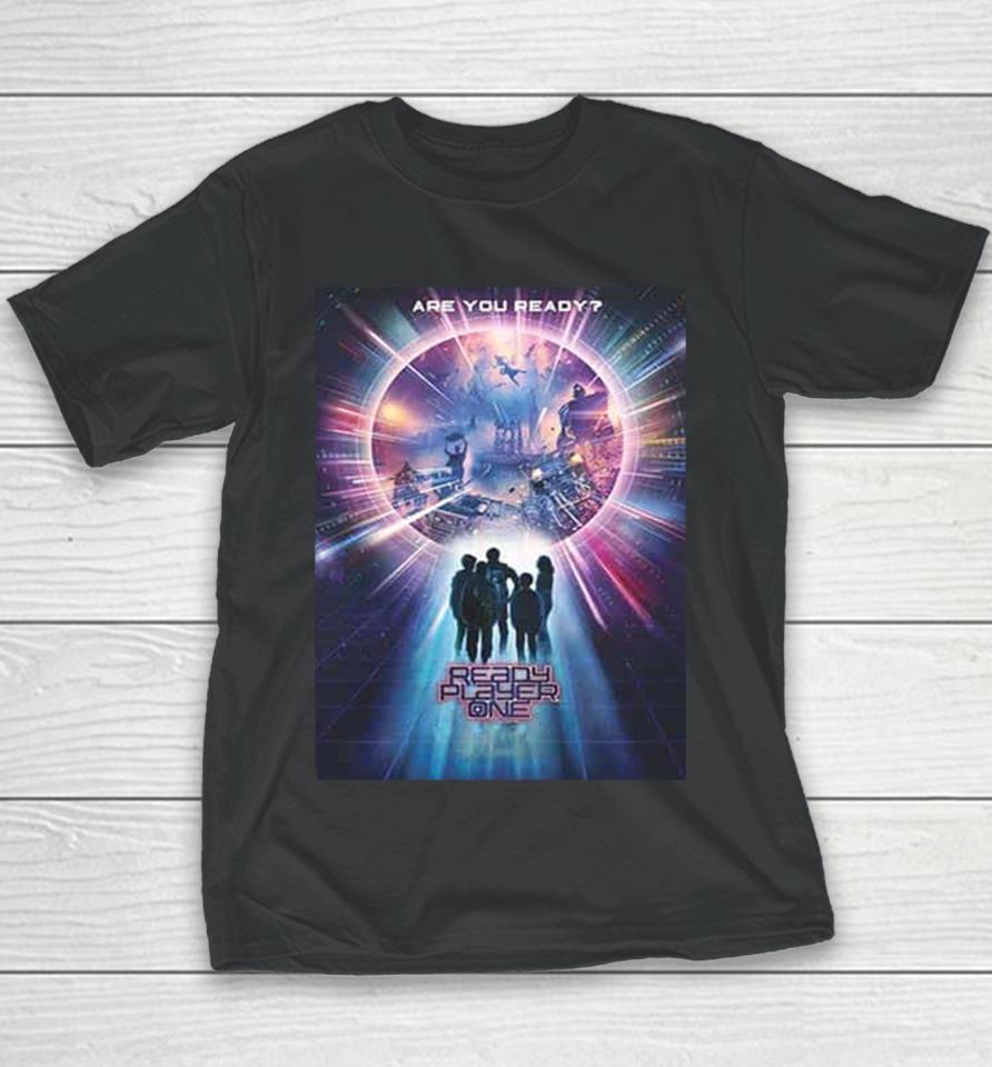 Stunning Poster For Ready Player One Only In Theaters On March 2024 Shrtshirts Youth T-Shirt
